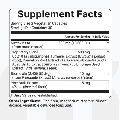 Bloomesse Nattokinase 10.000 FU Complex